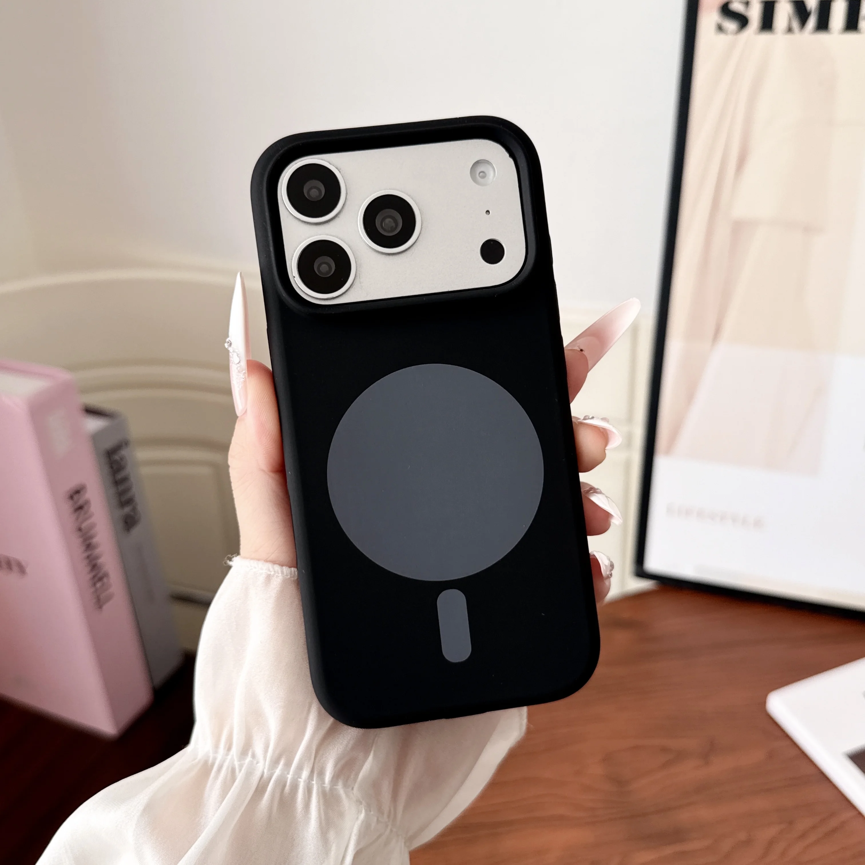Funda de Silicona Líquida de C - Liquid Silicone Magnetic Phone Case reseña y precio